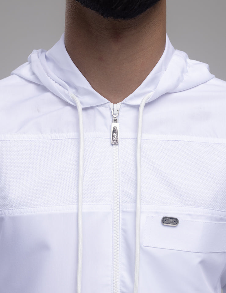 Amaani Drift Thobe Short Sleeve White - Kids
