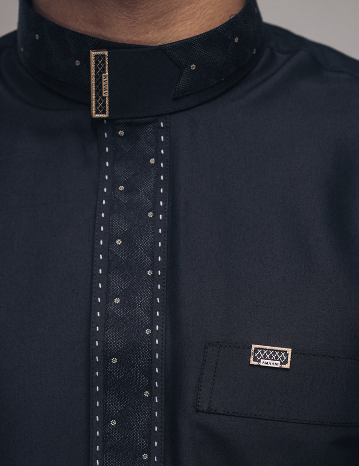 Amaani Onyx Thobe - Black