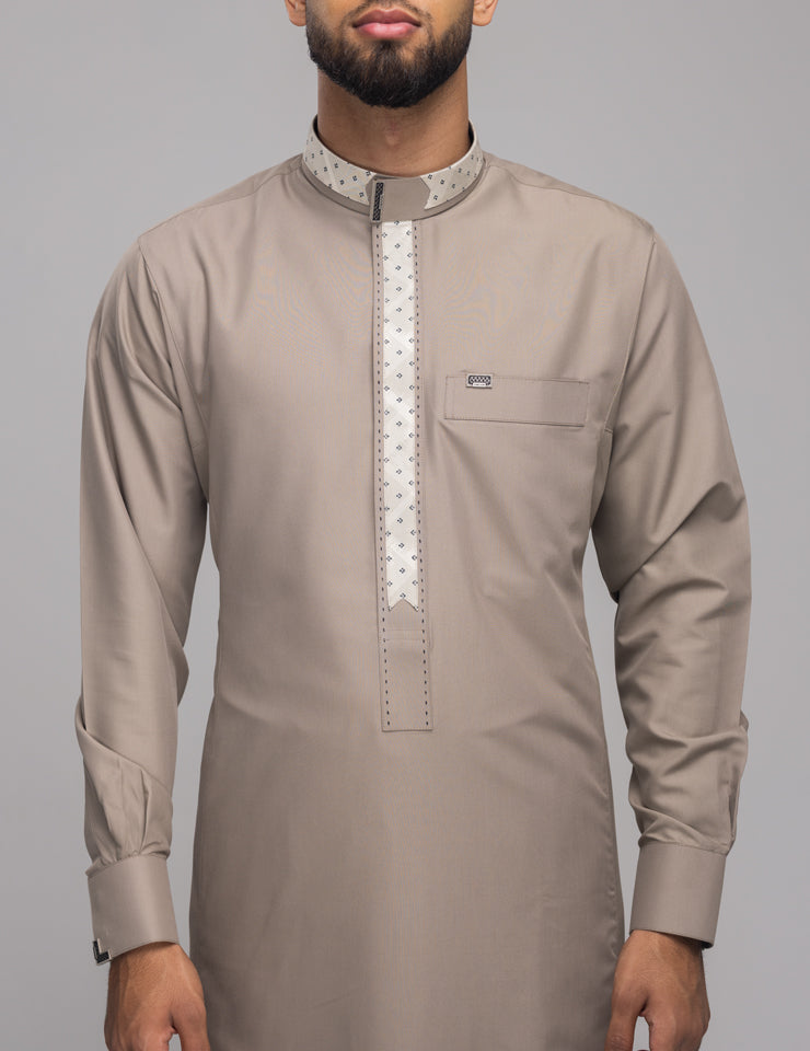 Amaani Onyx Thobe - Beige
