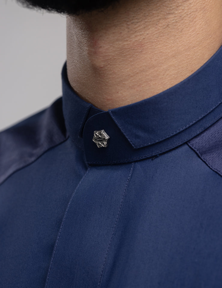 Amaani Stark Thobe Navy - Kids