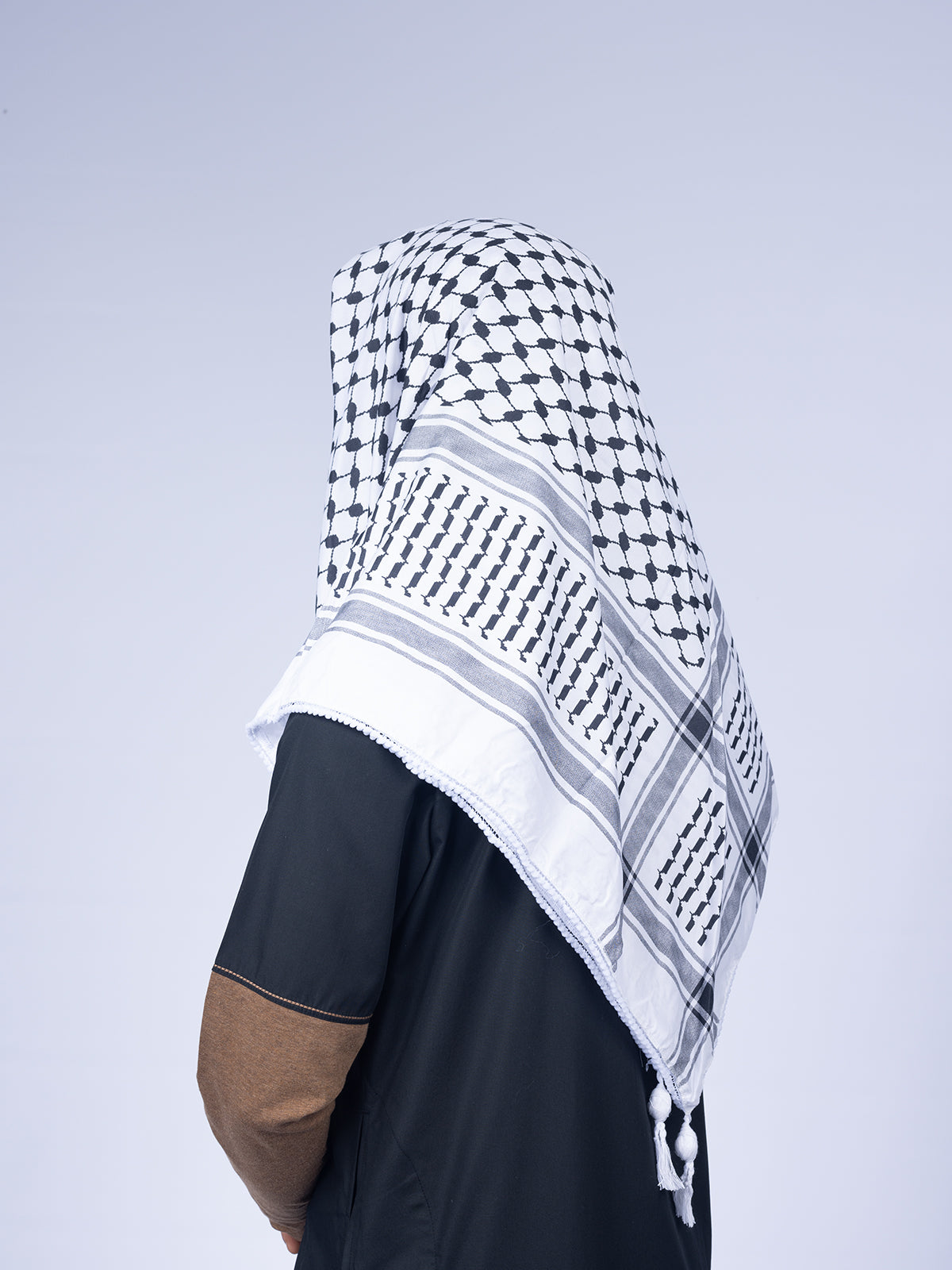 Shemagh White & Black