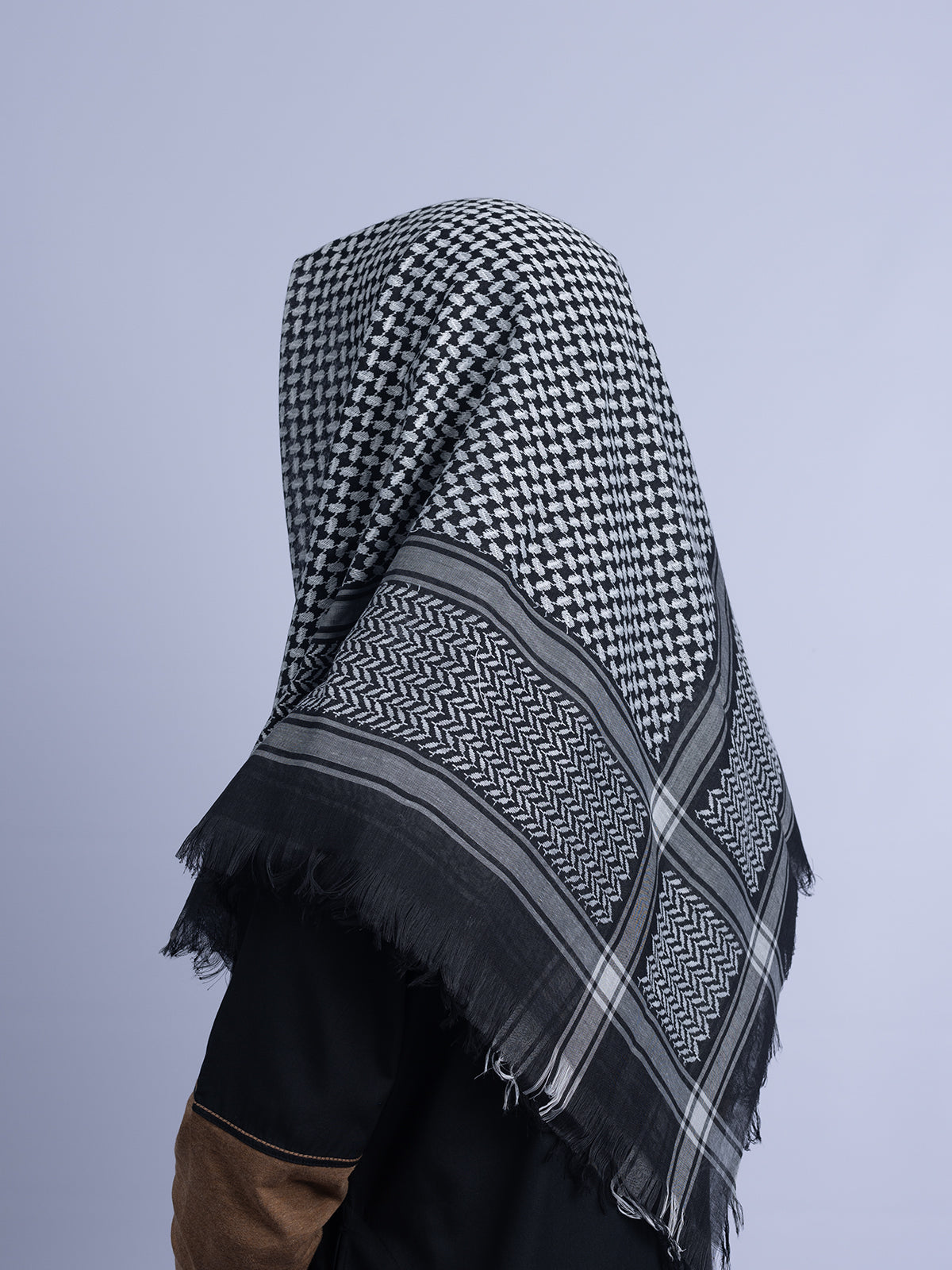 Shemagh Black and White