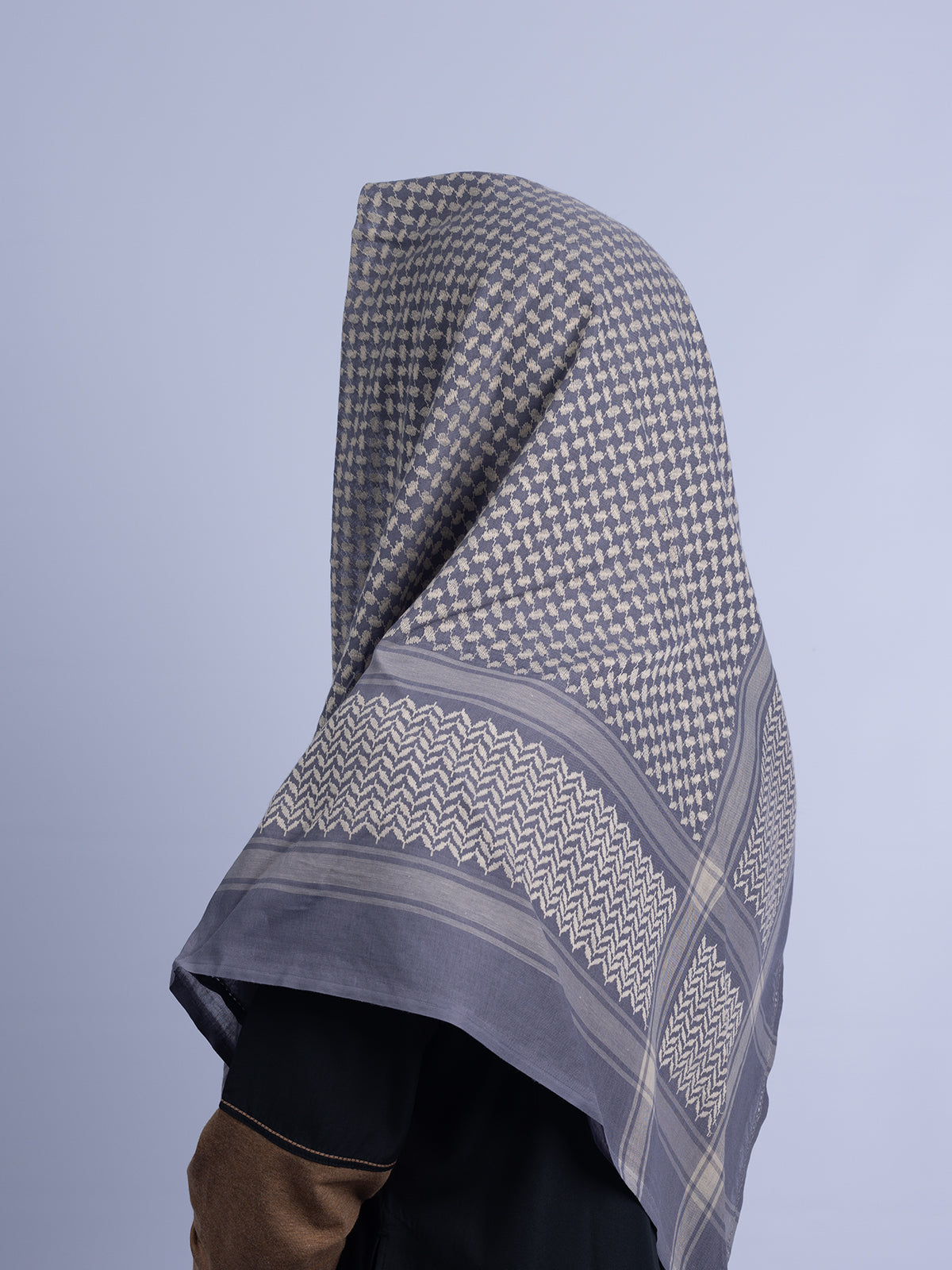 Shemagh Grey & Cream